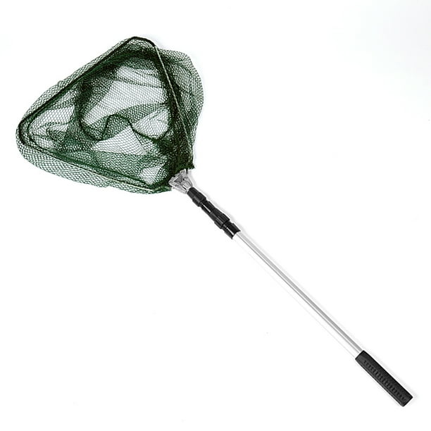 Triangula Telescopic Fishing Landing Net 3 Section Extending Pole Folding Handle